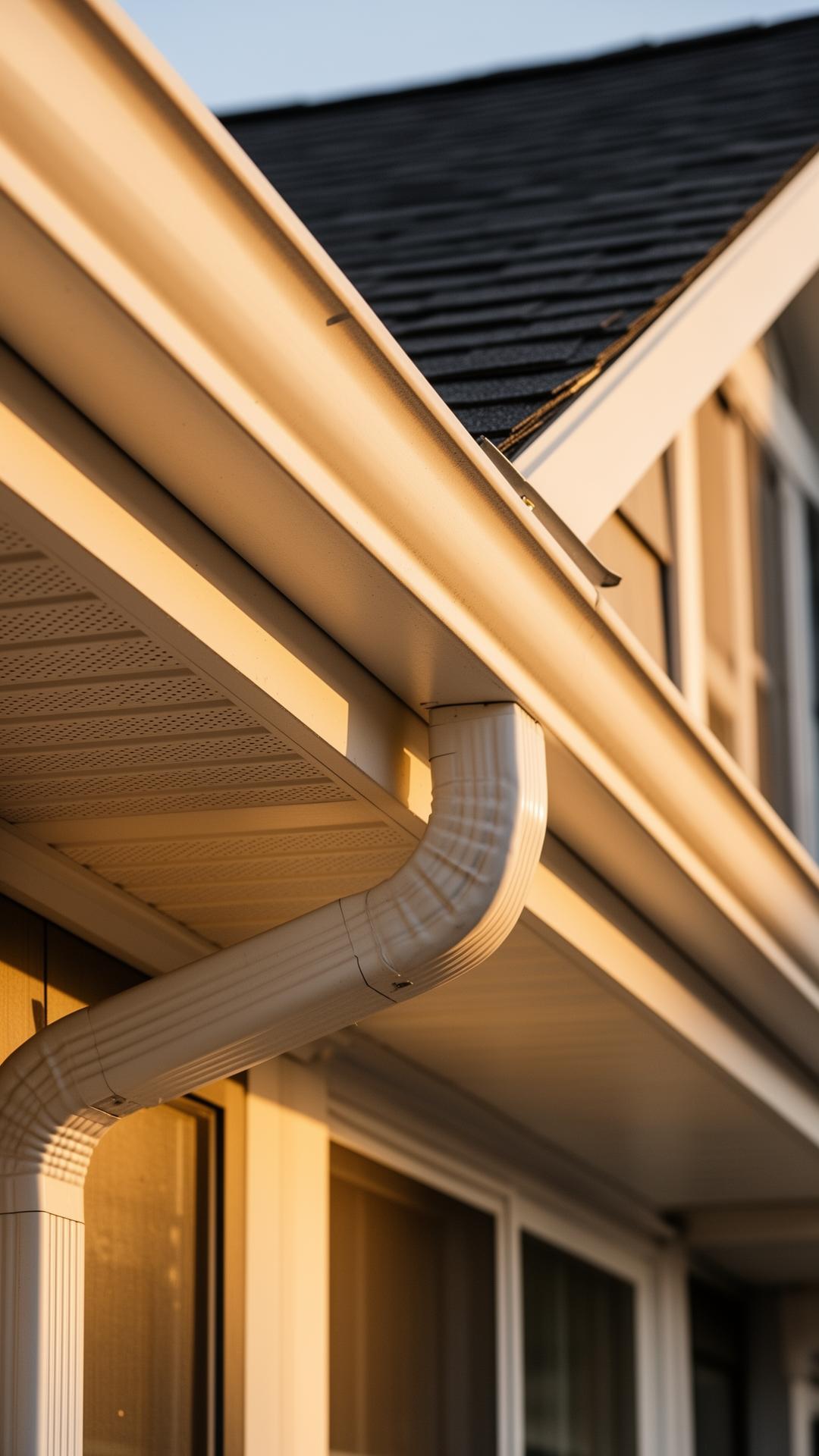 New gutter and fascia detail